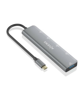 HUB AISENS USB 32 GEN1 USB C M USB C PD100W H USB C H 3XUSB A H