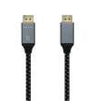 CABLE AISENS DISPLAYPORT V1.4 8K60HZ DP M-DP M GRIS NEGRO 0.5M