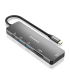 USB C DOCK AISENS 6 EN 1 USB C A 1XHDMI 2XUSB A 1XUSB C PD 100W 15CM