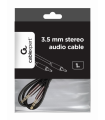 CABLE AUDIO GEMBIRD ESTEREO DE 3,5 MM, 1 M
