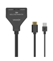 DUPLICADOR AISENS HDMI 4K30HZ 1X2 CON ALIMENTACION USB 30CM