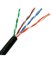 BOBINA CABLE RED AISENS EXTERIOR IMPERMEABLE RJ45 CAT.5E UTP 305M RIGIDO