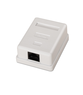 ROSETA DE SUPERFICIE AISENS RJ45 CAT5E UTP 1 TOMA BLANCO