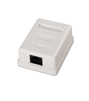 ROSETA DE SUPERFICIE AISENS RJ45 CAT5E UTP 1 TOMA BLANCO