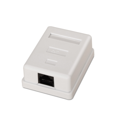 ROSETA DE SUPERFICIE AISENS RJ45 CAT6 UTP 1 TOMA BLANCO
