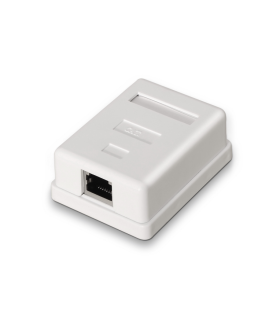 ROSETA DE SUPERFICIE AISENS RJ45 CAT6 FTP 1 TOMA BLANCO