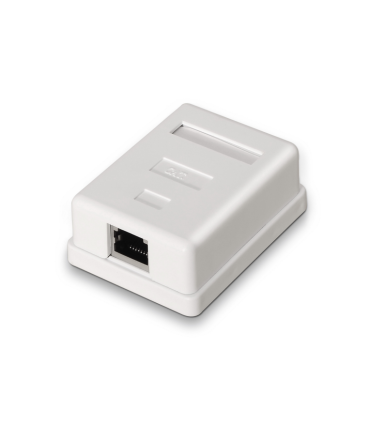 ROSETA DE SUPERFICIE AISENS RJ45 CAT6 FTP 1 TOMA BLANCO