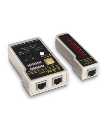 TESTEADOR AISENS PARA CABLE RJ11 RJ12 RJ45 COAXIAL