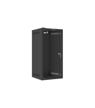 ARMARIO LANBERG MURAL RACK 10 12U 280X310 FLAT PACK NEGRO PUERTA CRISTAL