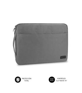 FUNDA PORTATIL SUBBLIM URBAN LAPTOP SLEEVE 133 14 GREY