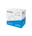 BOBINA CABLE RED LANBERG SFTP RJ45 CAT.6 SOLIDO CU AWG24 CPR 305M GRIS FLUKE