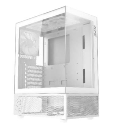 CAJA GAMING XPG INVADER X MINI ATX 1XUSB C 2XUSB SIN FUENTE ARGB BLANCO