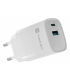 CARGADOR NATEC RIBERA GAN 30W PD30 QC30 1XUSB A 1XUSB C BLANCO