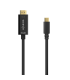 CABLE CONVERSOR AISENS 4K30HZ USB C M HDMI M NEGRO 18M