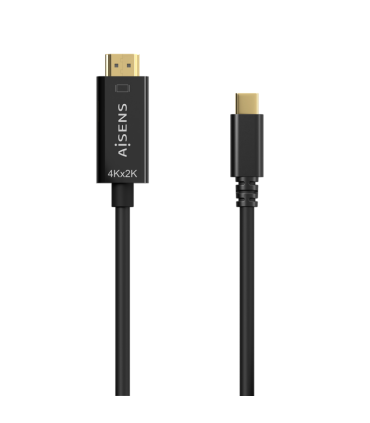 CABLE CONVERSOR AISENS 4K30HZ USB C M HDMI M NEGRO 18M