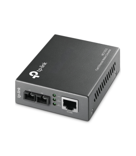CONVERSOR MEDIOS TP LINK MC110CS MONO MODE SC UPC RJ45 FAST 20KM