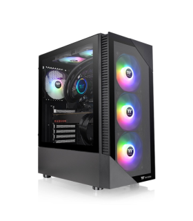 CAJA THERMALTAKE VIEW 200 TG ARGB ATX 2XUSB 32 SIN FUENTE NEGRO