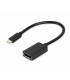 CABLE ADAPTADOR USB TIPO C A DISPLAYPORT 4K 15 CM NEGRO