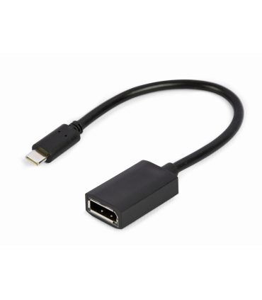 CABLE ADAPTADOR USB TIPO C A DISPLAYPORT 4K 15 CM NEGRO