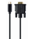 ADAPTADOR USB C A VGA M 2 M NEGRO BLISTER