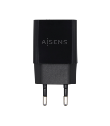 CARGADOR USB AISENS 10W ALTA EFICIENCIA 5V 2A NEGRO