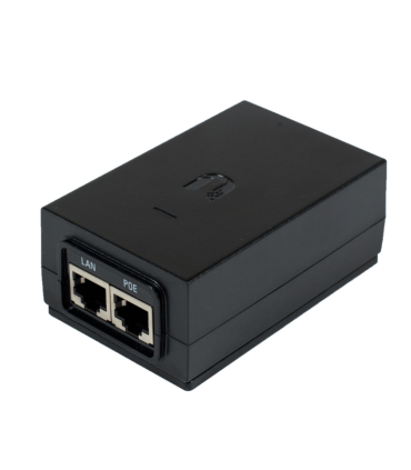 INYECTOR POE UBIQUITI POE 48 24W ISP POE INJECTORS 48V 24W 05A 10 100