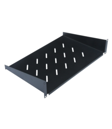 ESTANTE WP FIJO 2U PROFUNDIDAD 350 MM NEGRO RAL9005 2 PUNTOS DE ANCLAJE
