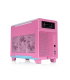 CAJA MICRO ATX THERMALTAKE TR100 USB 32 C X 1 USB 30 X 2 SN FUENTE BUBBLE PINK
