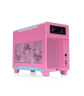 CAJA MICRO ATX THERMALTAKE TR100 USB 32 C X 1 USB 30 X 2 SN FUENTE BUBBLE PINK