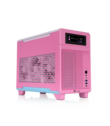 CAJA MICRO ATX THERMALTAKE TR100 USB 32 C X 1 USB 30 X 2 SN FUENTE BUBBLE PINK