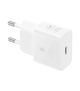 CARGADOR SAMSUNGEP T2510 USB C 25W GAN BLANCO SIN CABLE
