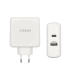AISENS CARGADOR 57W 1xUSB C PD30 45W 1xUSB A 5V 24A 12W BLANCO