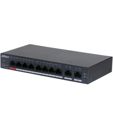 SWITCH CLOUD DAHUA DH CS4010 8ET 110 SWITCH WITH 8 PORT POE