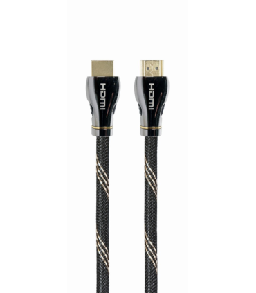 CABLE HDMI 21 8K 60HZ GEMBIRD CCBP HDMI8K 1M PREMIUM TRENZADO ETHERNET 1M NEGRO