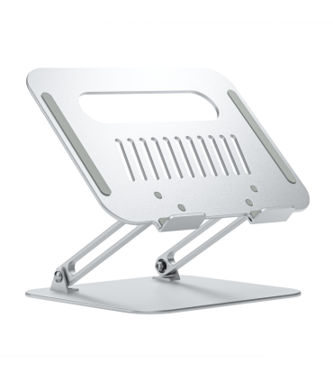 SOPORTE DE SOBREMESA AISENS XL 10 17 AJUSTABLE PARA PORTATIL TABLET PLATA