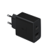CARGADOR SAMSUNG TA220N 35W DUO NEGRO