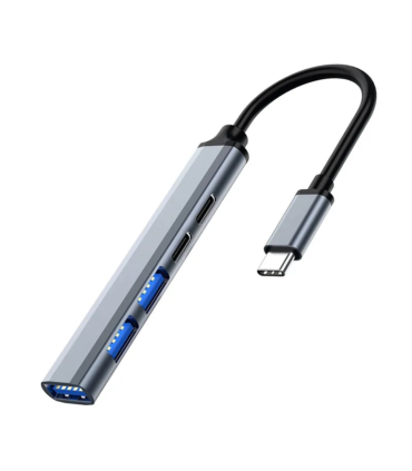 HUB EWENT USB 32 GEN TIPO C GRIS