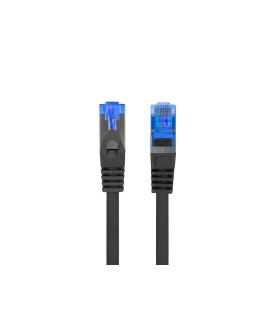 CABLE RED LANBERG LATIGUILLO CAT6A S FTP LSZH CCA 025M NEGRO FLUKE PASSED
