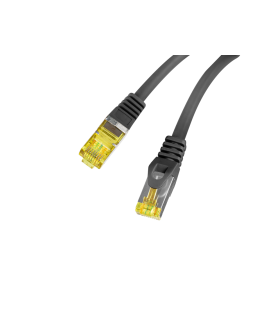 CABLE RED LANBERG LATIGUILLO CAT6A S FTP LSZH CU 025M NEGRO FLUKE PASSED