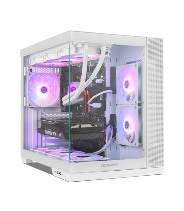 CAJA NOX HUMMER ASTRA NEO SEMITT ATX CRISTAL FRAMELESS BLANCO