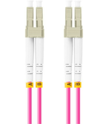 CABLE FIBRA OPTICA LANBERG 05 M MULTI LC UPC LC UPC DUPLEX OM4 50 125 LSZH VI