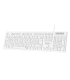 TECLADO SUBBLIM BUSINESS SLIM SILENCIOSO USB BLANCO