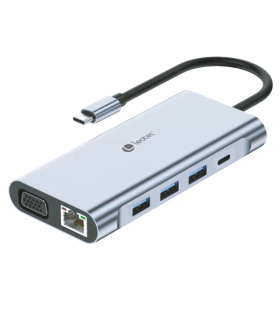 LEOTEC DOCKING STATION 11 1 1USB C PD100 3USB30 1USB C 1 HDMI 1VGA 1TJSD MCSD