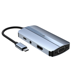 LEOTEC DOCKING STATION 7 1 1USB C PD100 1USB30 1USB C 1USB20 1HDMI