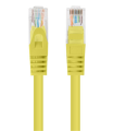 CABLE RED LANBERG LATIGUILLO CAT.6 UTP 7.5M AMARILLO FLUKE PASSED