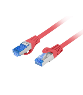 CABLE RED LANBERG LATIGUILLO CAT6A S FTP LSZH CCA 025M ROJO FLUKE PASSED