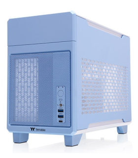 CAJA THERMALTAKE TR100 MINI ITX USB 32 C x 1 USB 30 x 2 SN FUENTE AZUL