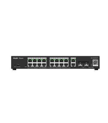 SWITCH RUIJIE RG ES220GS P 20 PUERTOS GIGABIT POE 16 POE2 2RJ45