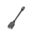 CABLE AISENS USB 3.1 GEN1 5GBPS 3A TIPO USB-C/M-A/H 15CM NEGRO