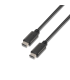 CABLE AISENS USB 20 3A TIPO USB C M USB C M NEGRO 10M